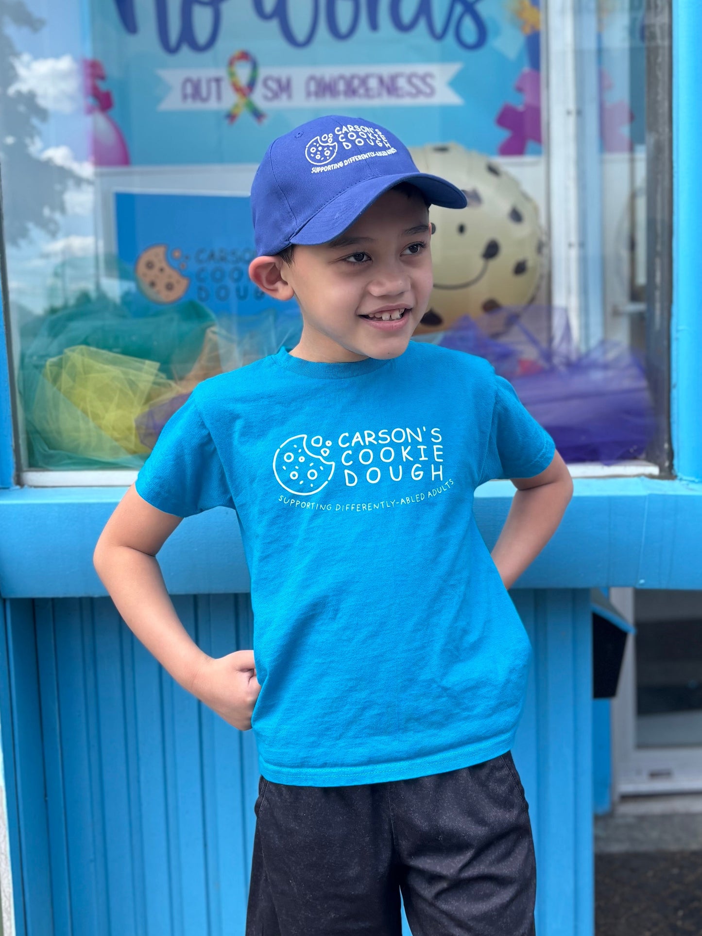 Kids Light Blue Short Sleeve T-Shirt